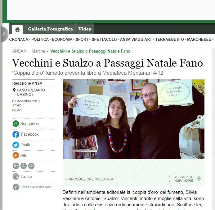 Ansa / Vecchini e Sualzo a Passaggi Natale Fano