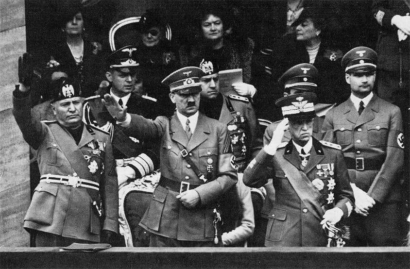 Fascismo-Mussolini-Hitler