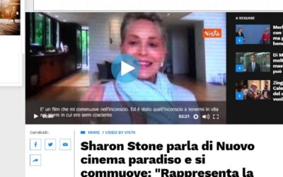 Quotidiano Libero.it – Sharon Stone parla di Nuovo cinema paradiso e si commuove: “Rappresenta la purezza del cinema”