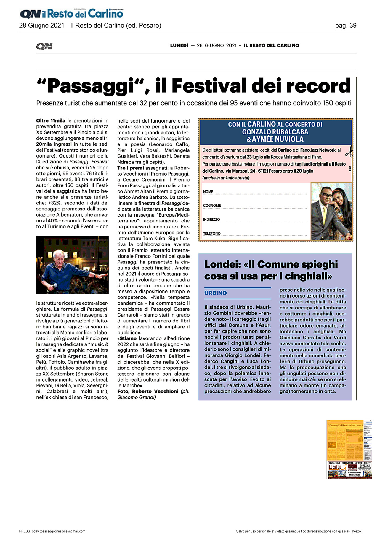 Il_Resto_del_Carlino_passaggi-il-festival-dei-record