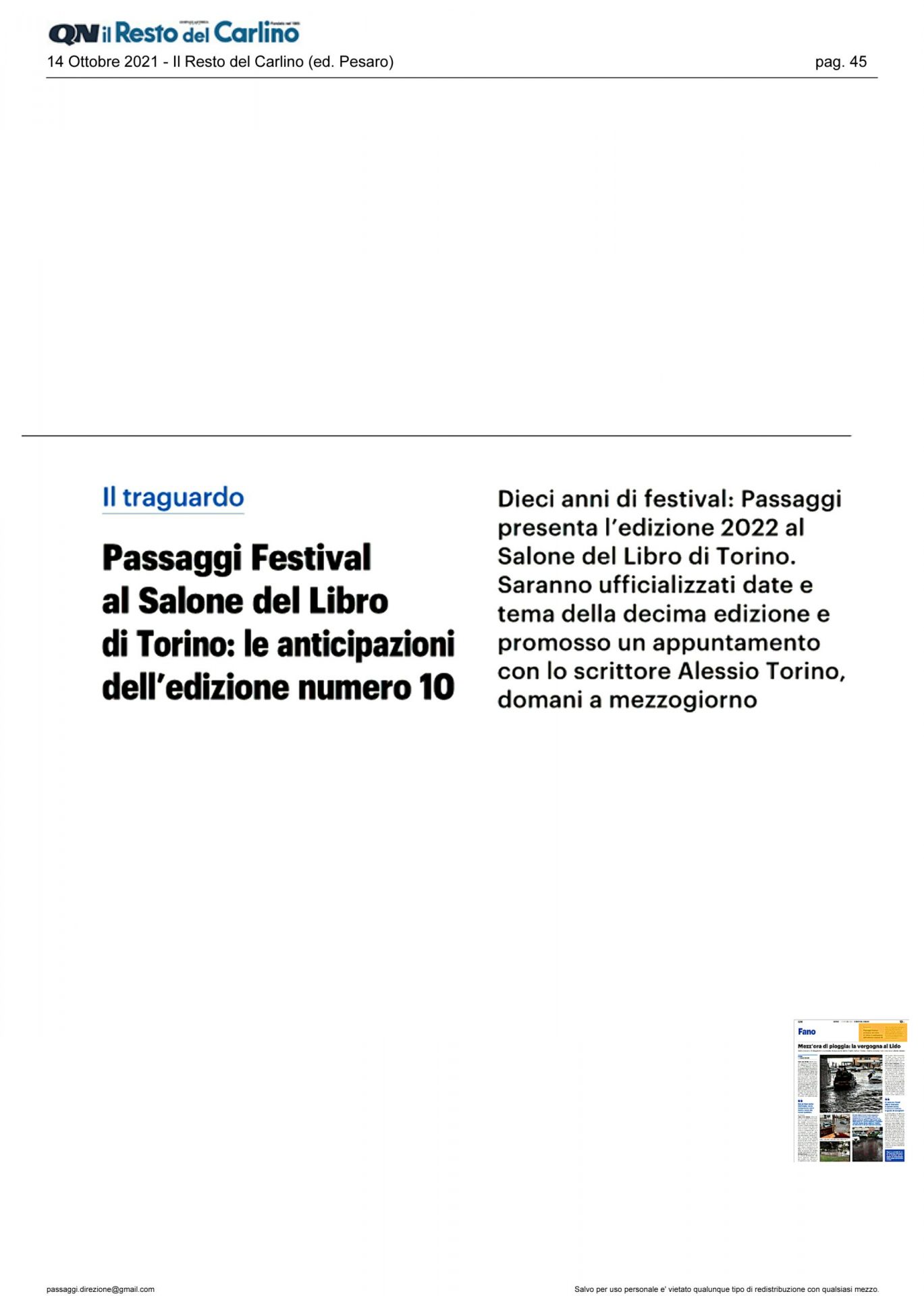 Il_Resto_del_Carlino_passaggi-festival-al-salone-del-libro-di-torino