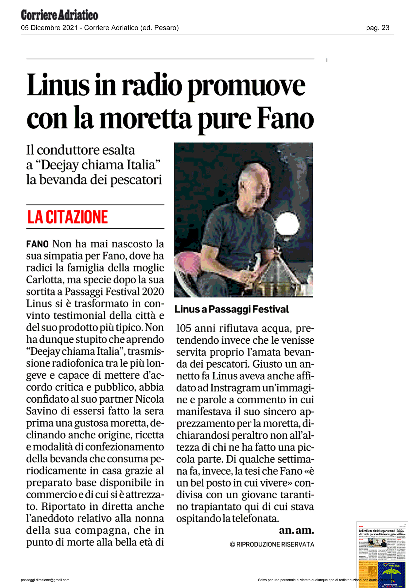 Corriere_Adriatico_linu-in-radio-con-la-moretta-promuove-pure-fano