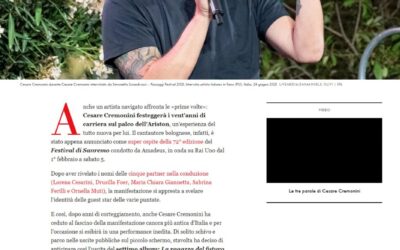 Vanity Fair – Cesare Cremonini arriva la conferma: superospite al Festival di Sanremo 2022