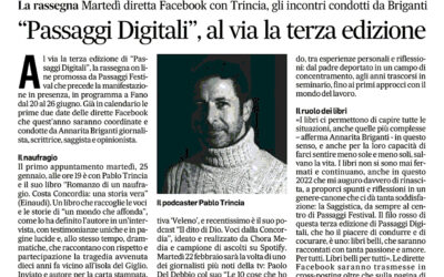 Corriere Adriatico – “Passaggi Digitali”, al via la terza edizione