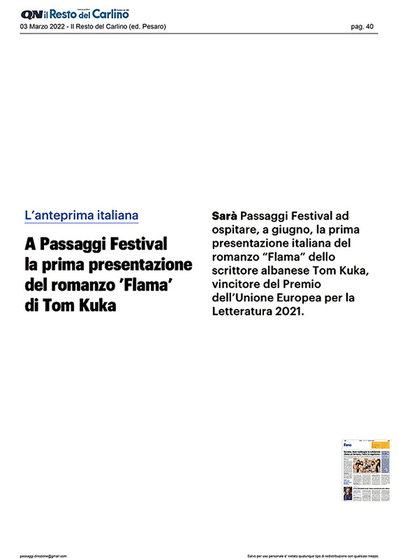 Il_Resto_del_Carlino_A-passaggi-festival-la-prima-presentazione-del-romanzo-flama-di-tom-kuka
