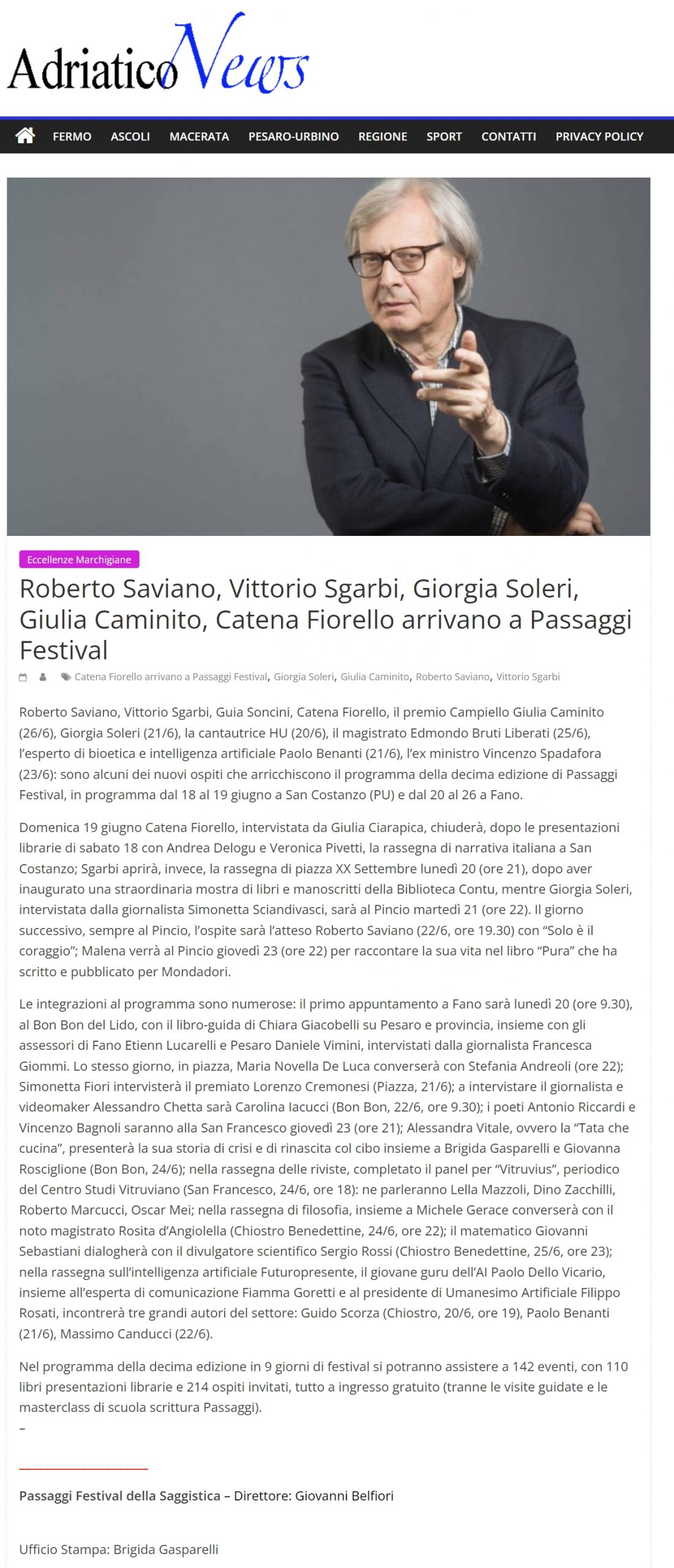 2022-05-24-adriatico-news-roberto-saviano-vittorio-sgarbi-giorgia-soleri-giulia-caminito-catena-fiorello-arrivano-a-passaggi-festival