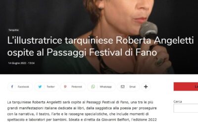 OnTuscia – L’illustratrice tarquiniese Roberta Angeletti ospite al Passaggi Festival di Fano