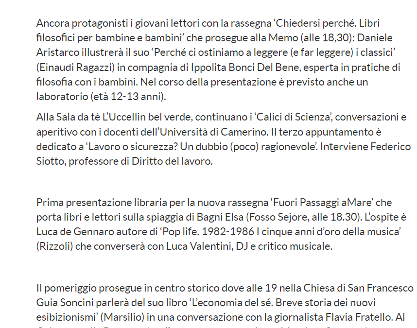 Informazione.it – Passaggi Festival, terza giornata a Fano: tra gli ospiti Roberto Saviano, Mario Giordano e Maura Gancitano.