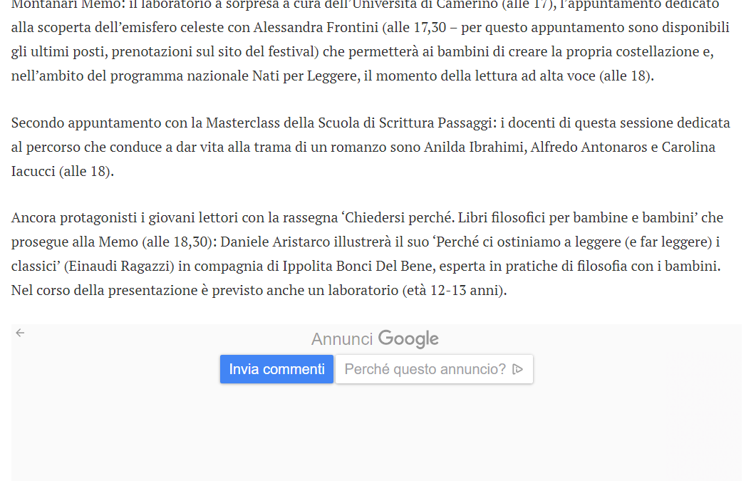 TM Notizie – Passaggi Festival, la terza giornata a Fano: tra gli ospiti Roberto Saviano, Mario Giordano e Maura Giancitano