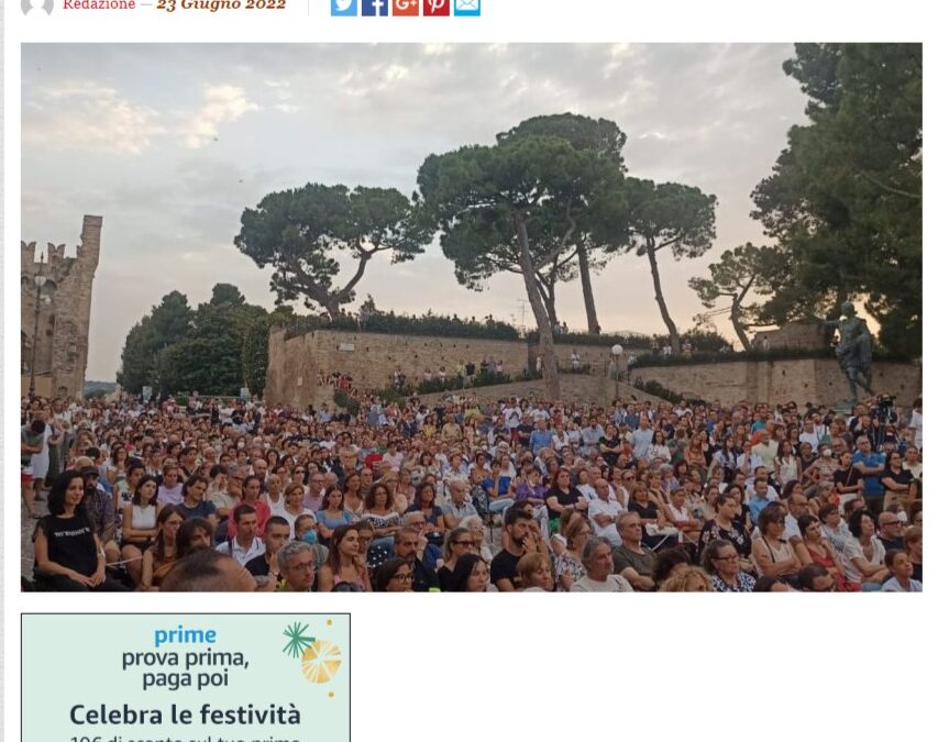 TM Notizie – Passaggi Festival in migliaia per Roberto Saviano a Fano