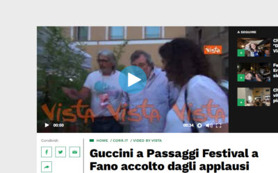 Corriere di Viterbo – Guccini a Passaggi Festival a Fano accolto dagli applausi