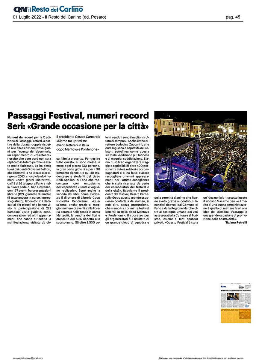 Il_Resto_del_Carlino_passaggi-festiva-numeri-record-seri-grande-occasione-per-la-citta
