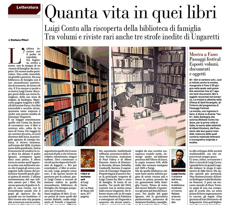 Gazzetta di Parma – Quanta vita in quei libri