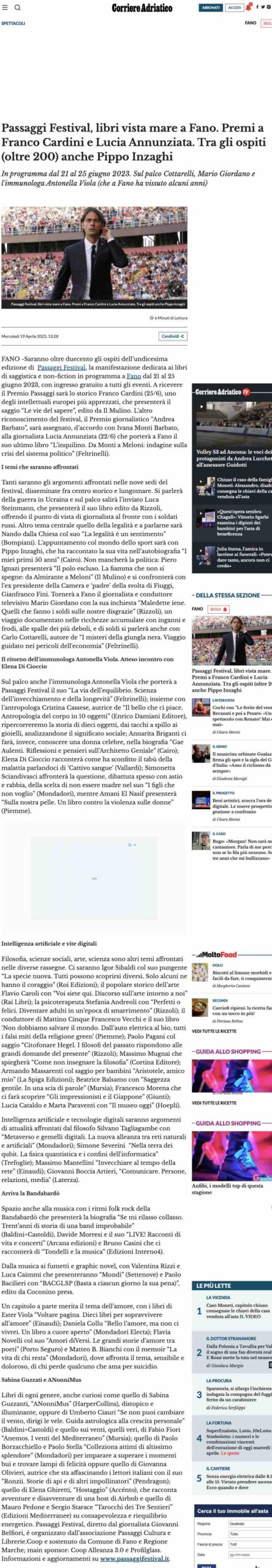 corriere_adriatico_passaggi_festival_libri_vista_mare_a_fano_prem_a_franco_cardini_e_lucia_annunziata_tra_gli_ospiti_oltre_200_anche_pippo_inzaghi
