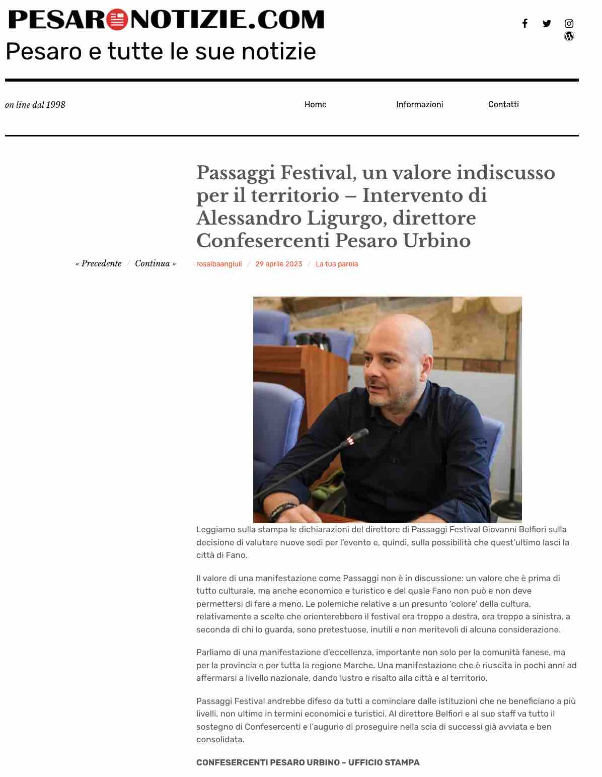 pesaro_notizie_passaggi_festival_un_valore_indiscusso_per_il_territorio_intervento_di_alessandro_ligurgo_direttore_confesercenti_pesaro_urbino