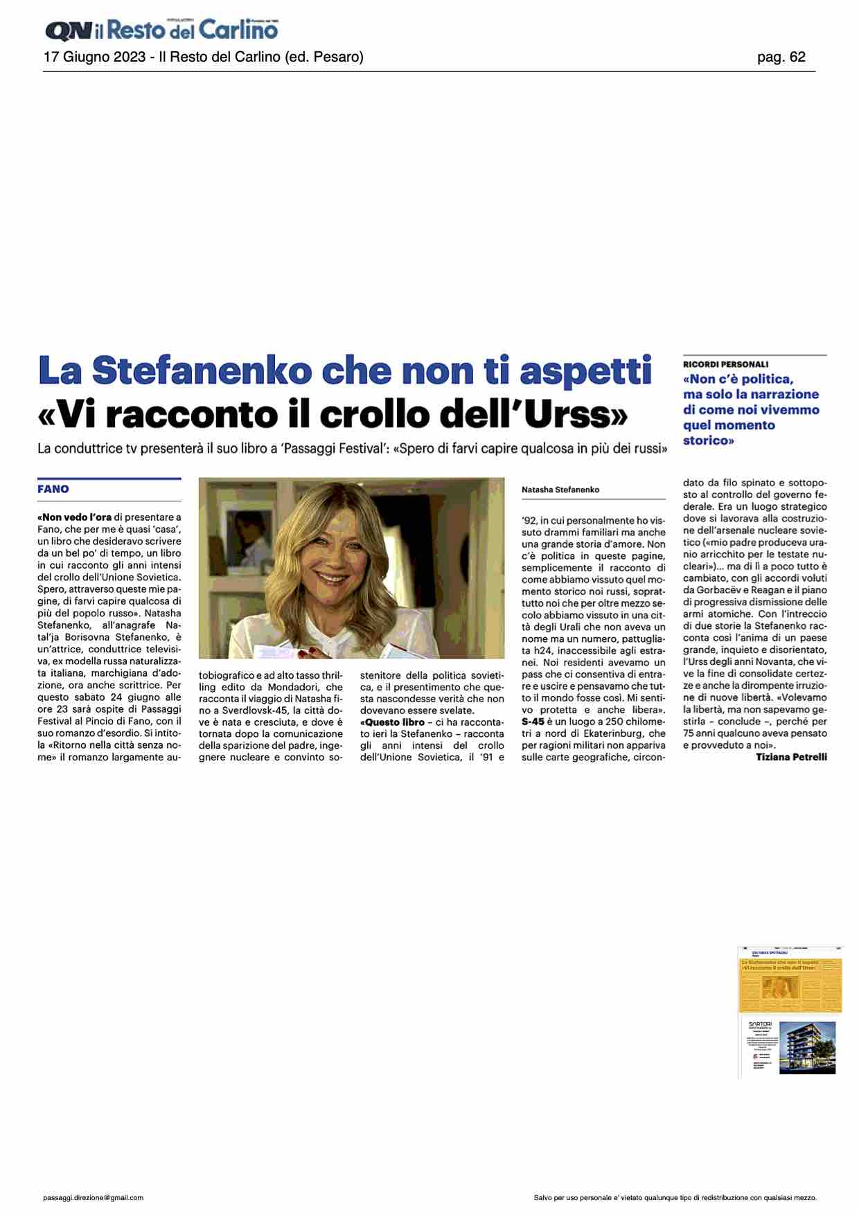 il_resto_del_carlino_la_stefanenko_che_non_ti_aspetti_vi_racconto_il_crollo_dell_urss