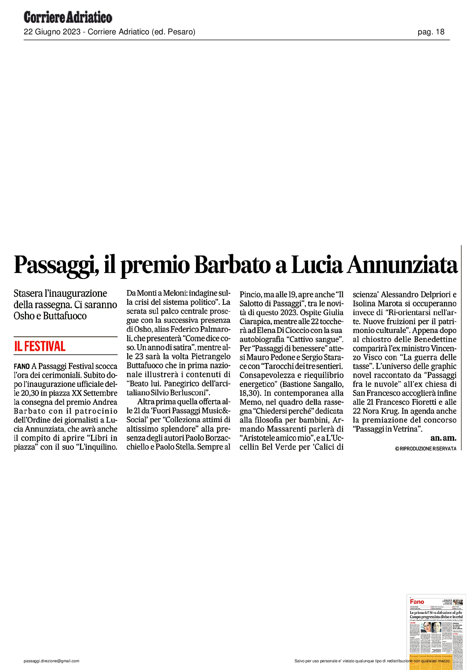 Corriere_Adriatico__Passaggi_il_premio_Barbato_a_Lucia_Annunziata