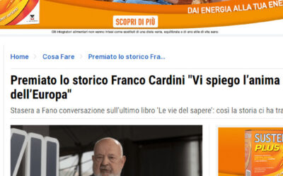 Il resto del Carlino – Premiato lo storico Franco Cardini “Vi spiego l’anima dell’Europa”