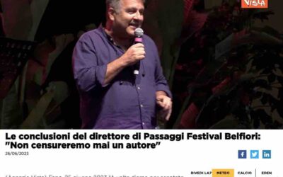 La7 – Le conclusioni del direttore di Passaggi Festival Belfiori: “Non censureremo mai un autore”