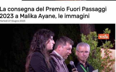 Il Gazzettino.it – La consegna del Premio Fuori Passaggi 2023 a Malika Ayane, le immagini