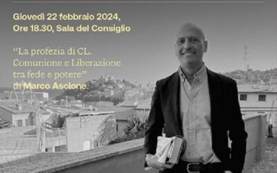 Giovedì 22 febbraio, a Pesaro, Marco Ascione con il suo libro ‘La profezia di CL’