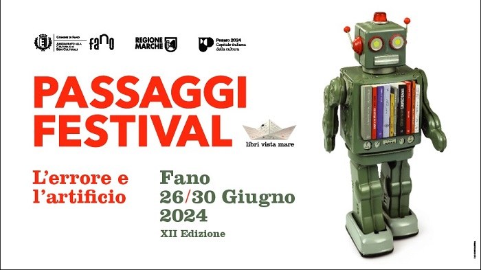 Con i libri nel cuore: l’immagine di Passaggi Festival 2024 firmata dai creativi Andrea Zaccone e Luca Guerra