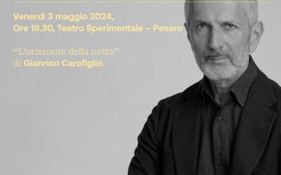 Gianrico Carofiglio venerdì 3 maggio a Pesaro