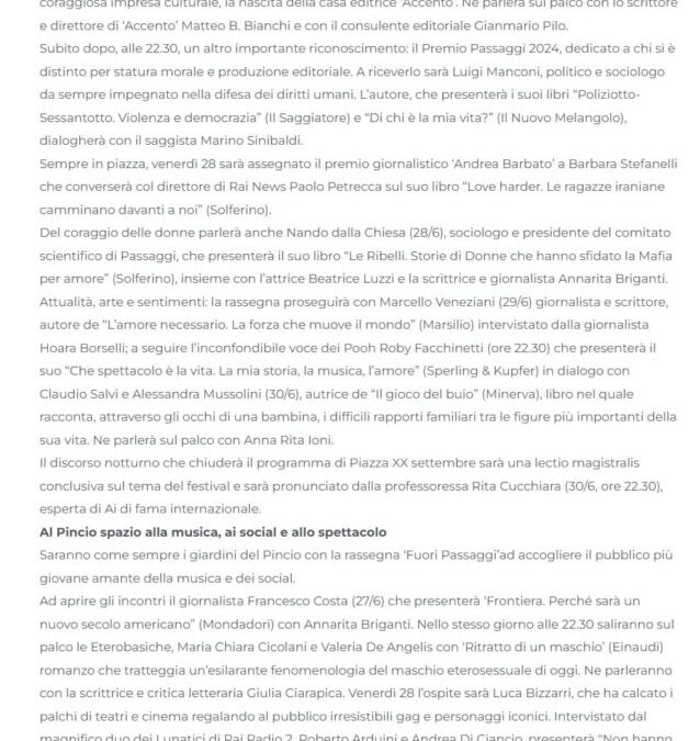 Aise – A Passaggi festival ovunque c’è un libro