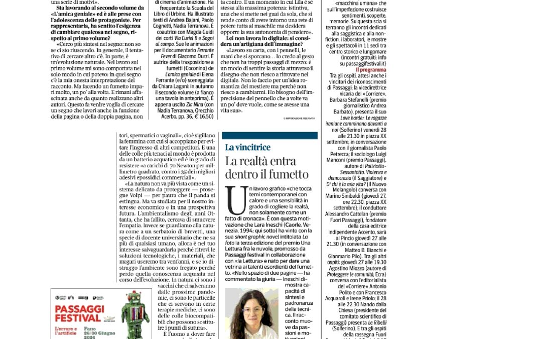 Il Corriere della Sera La Lettura-Il pennello va dove vuoi