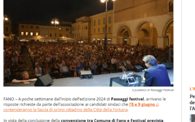 CentroPagina-Fano, che futuro per Passaggi Festival? Le risposte di Marchegiani e Serfilippi. Silenzio da parte di Fanesi