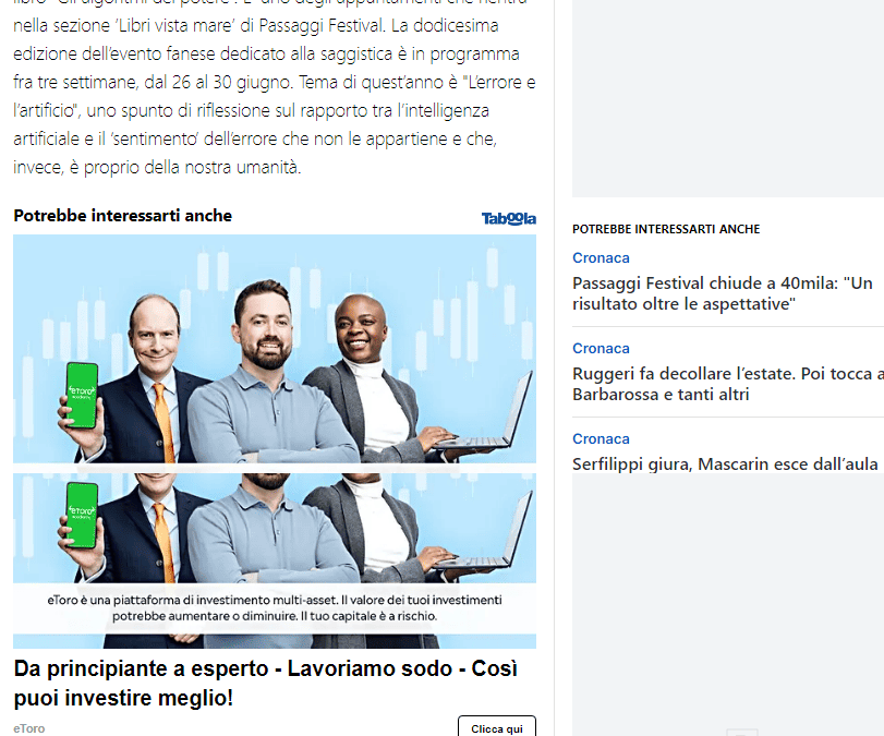 Il Resto del Carlino-‘Gli algoritmi del potere’ secondo Davide Casaleggio