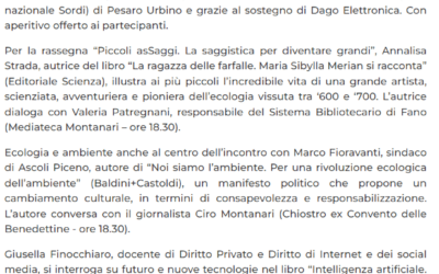 Vivere Fano-Passaggi Festival verso il gran finale: sabato maxi-schermo per la partita. Domenica salta la Mussolini, sì a Tersigni, Acampora, Fioravanti, Finocchiaro e a tanti altri