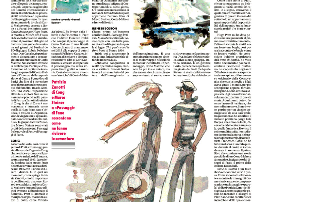 Il Manifesto Alias – Corto Maltese in viaggio
